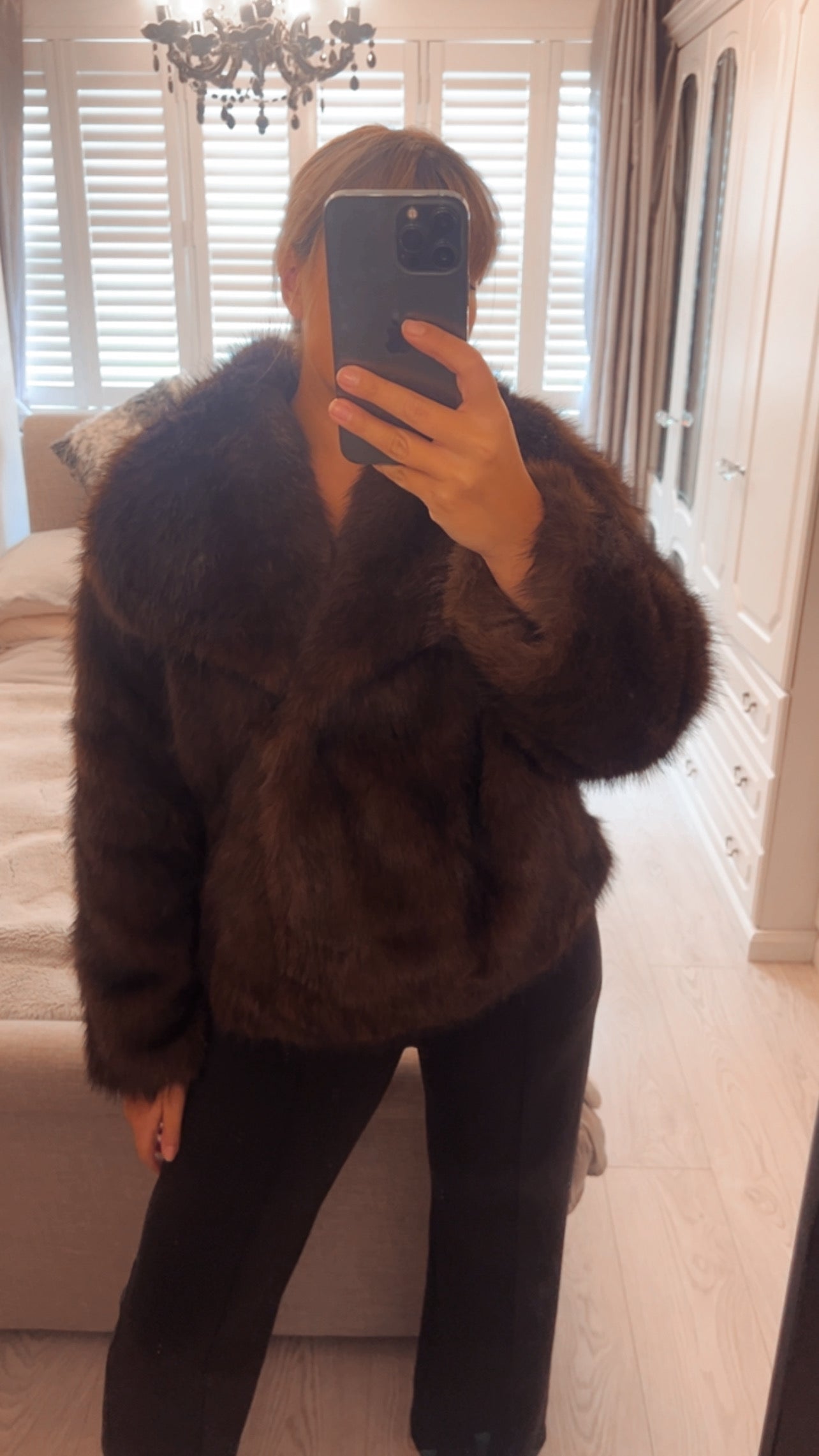 LUCY FAUX FUR COAT
