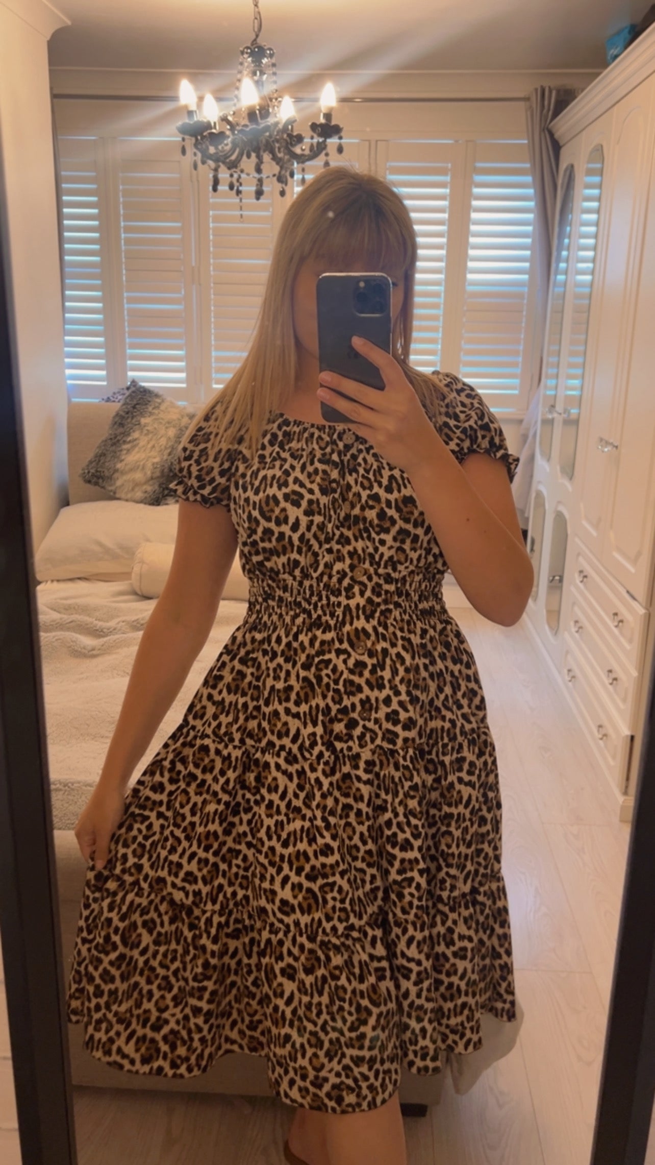 LILLY PRINTED MIDI DRESS