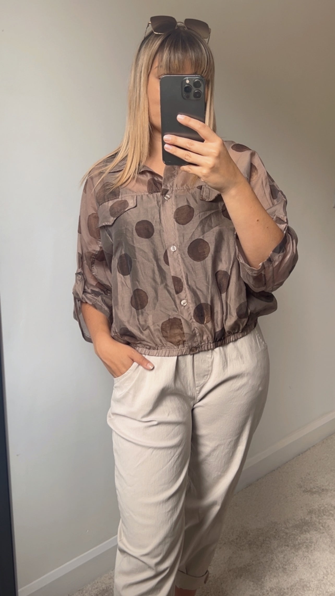 STRETCHY TROUSERS WITH MATCHING BELT
