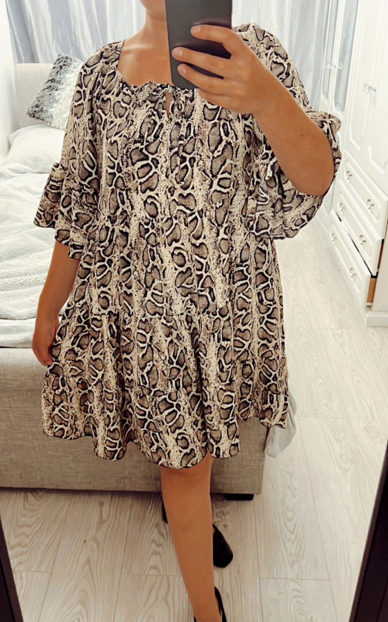 ANIMAL PRINT SWING DRESSES