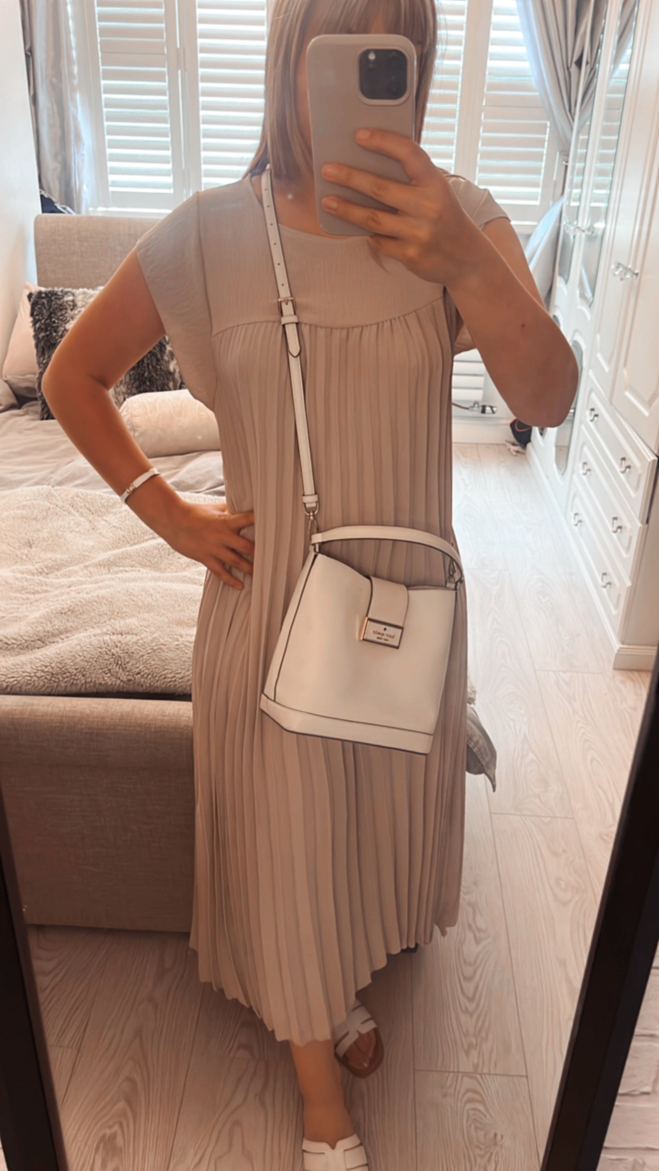 PLEATED DRESS