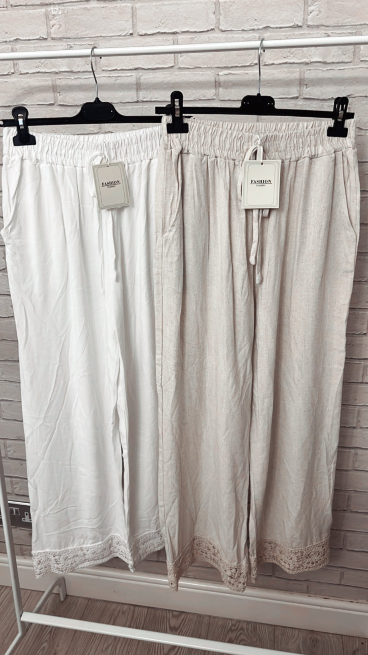 WIDE LEG TROUSERS
