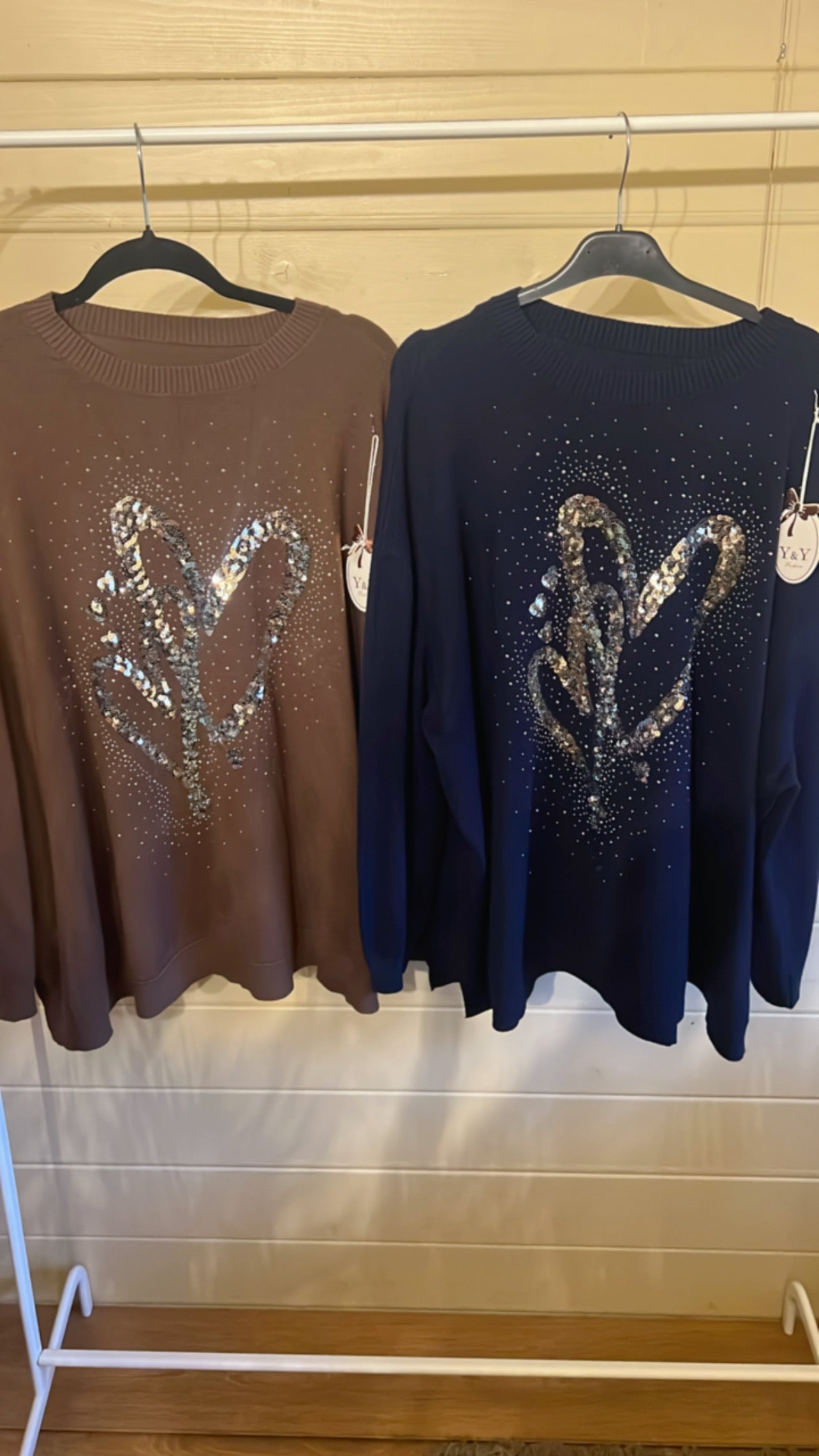 SILVER SPARKLE JUMPER