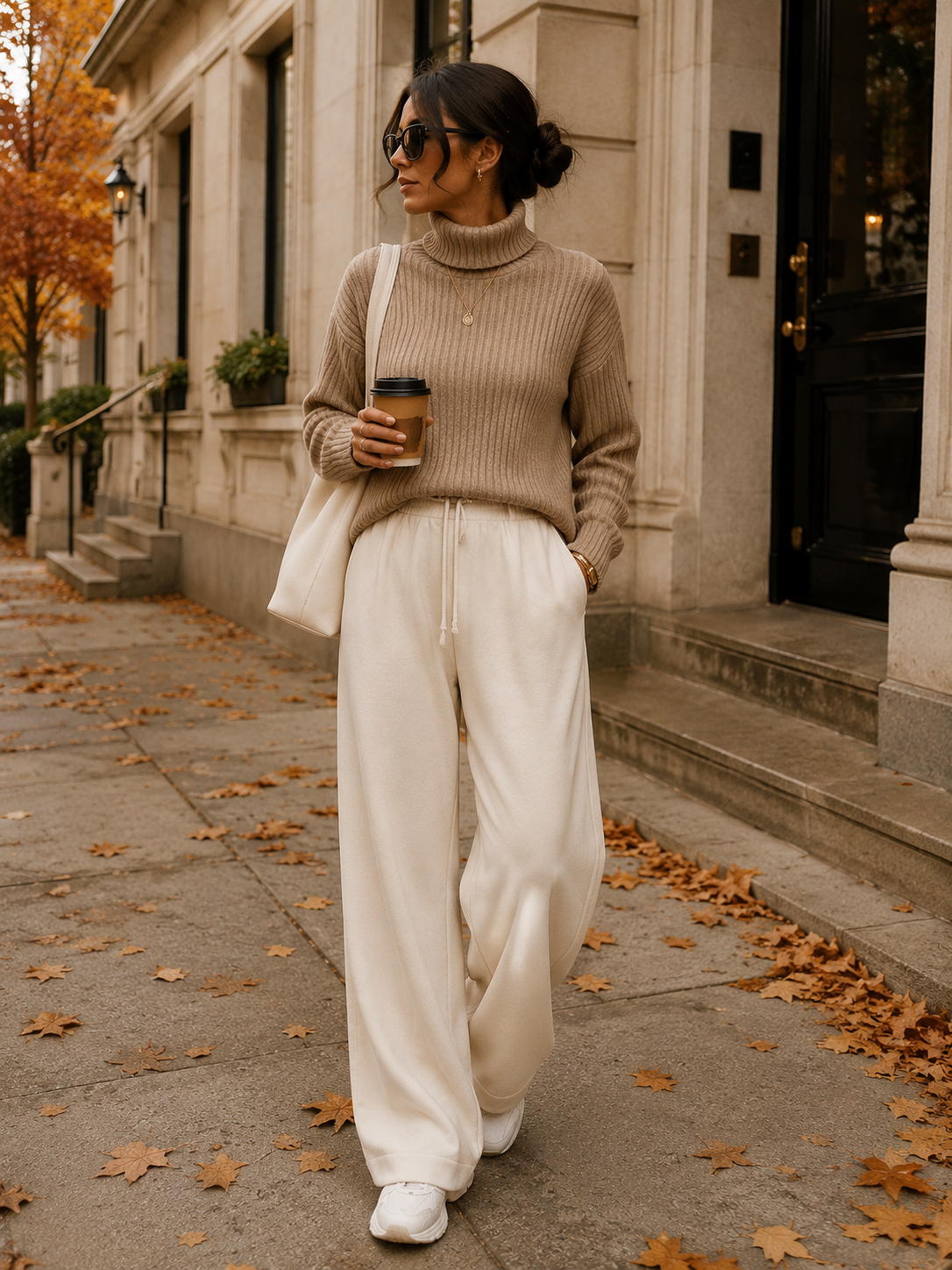 RIBBED ROLL NECK JUMPER