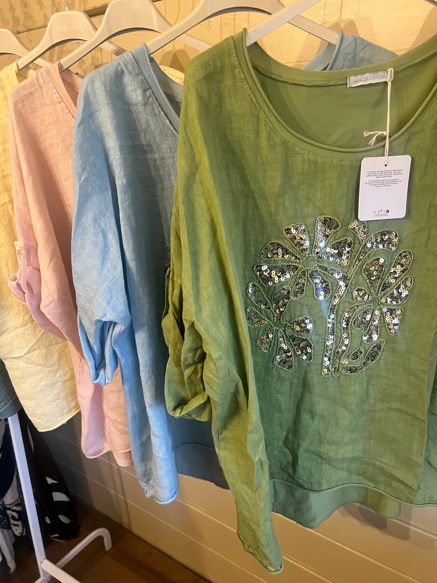 ISLA COTTON / LINEN BLOUSE (8-18)
