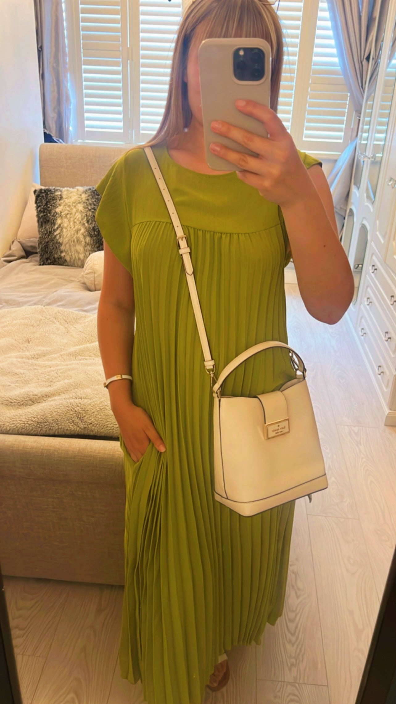 PLEATED DRESS