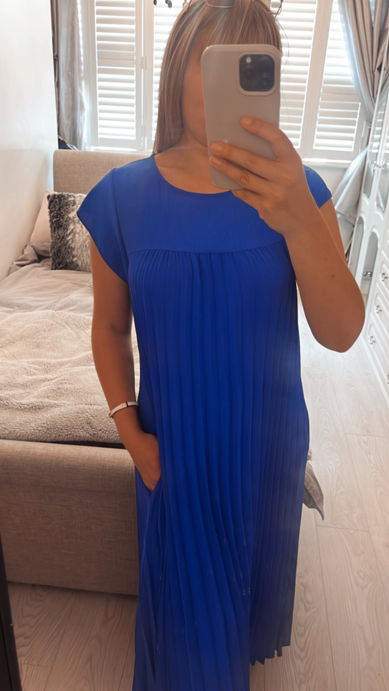 PLEATED DRESS