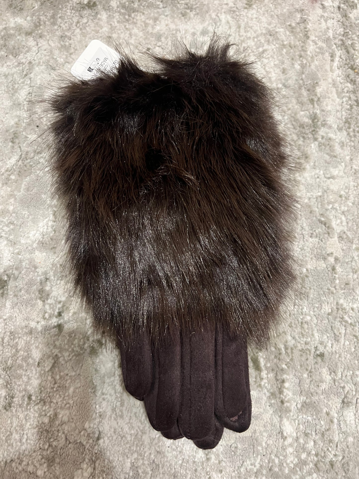 FAUX FUR GLOVES