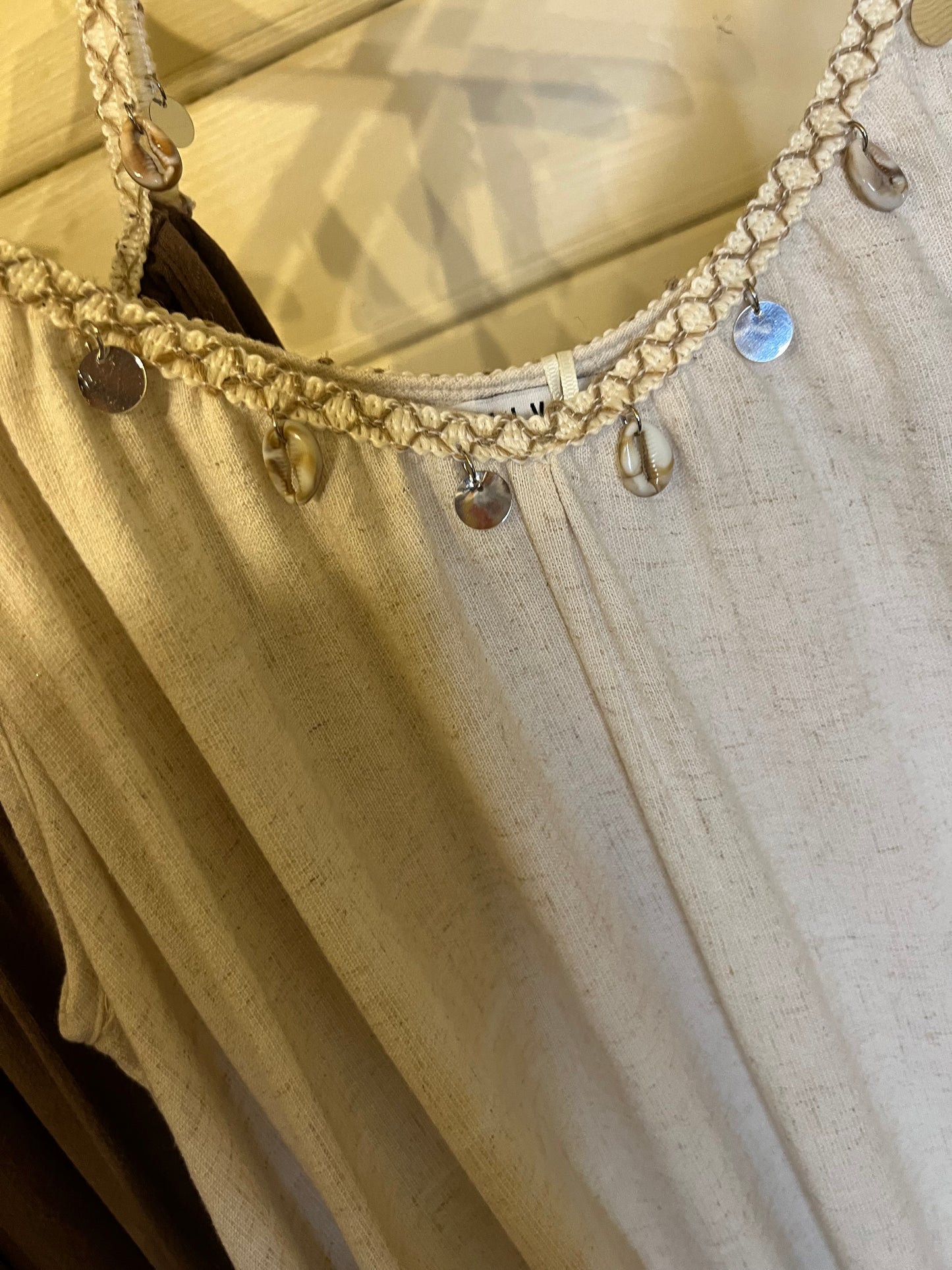 STACY LINEN BLEND SUMMER DRESS