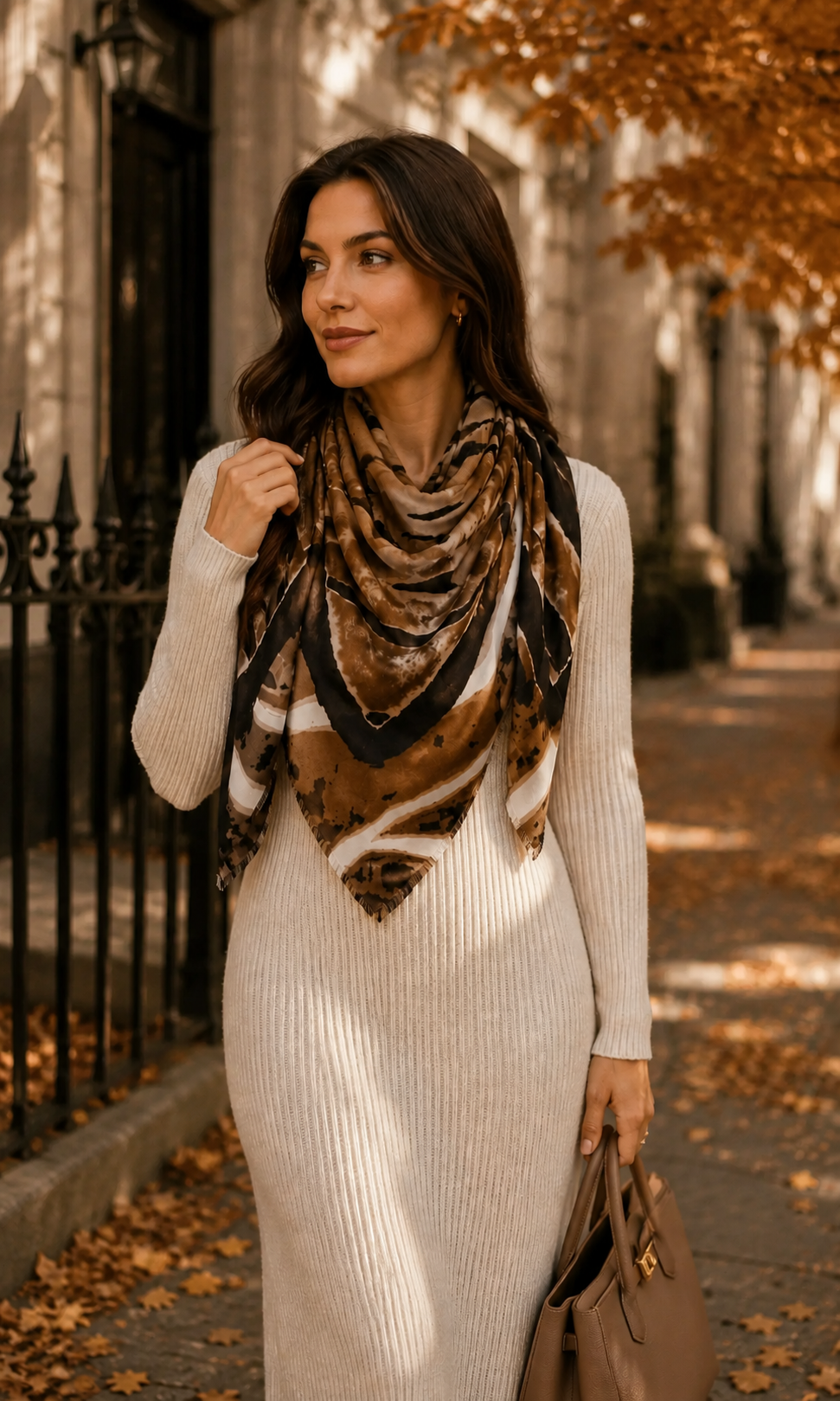 TIGER PRINT SCARF