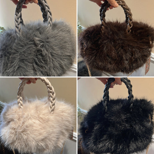 FAUX FUR BAG