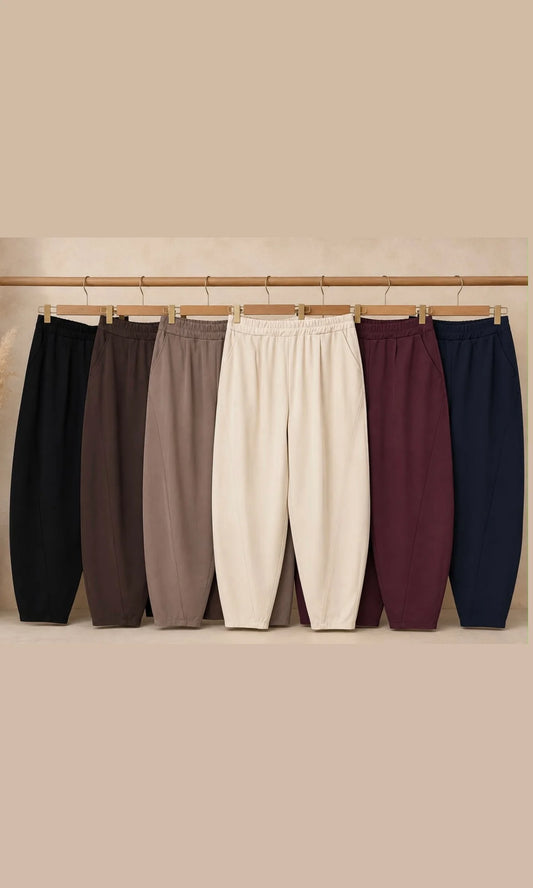 AUTUMN BARREL TROUSERS