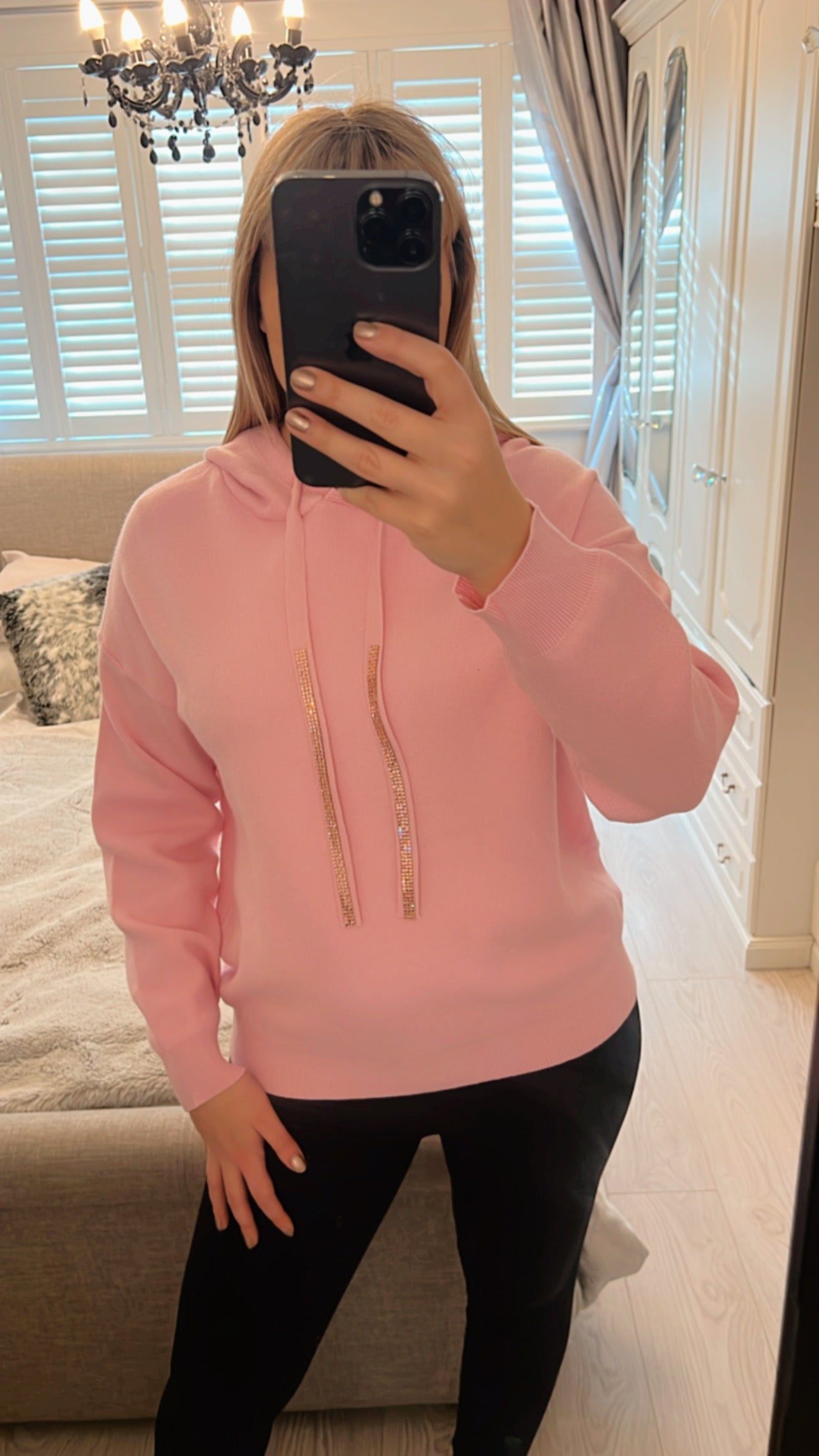 HOODED KNIT JUMPER