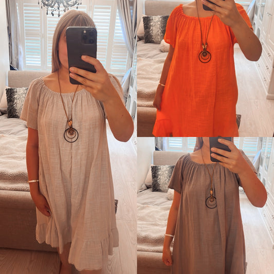 DRESS WITH NECKLACE