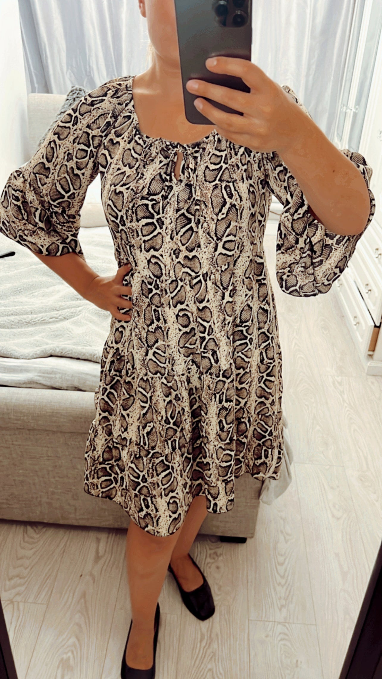 ANIMAL PRINT SWING DRESSES