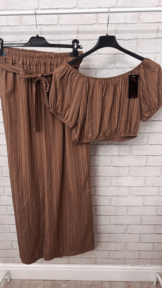 OFF SHOULDER CO-ORD SET