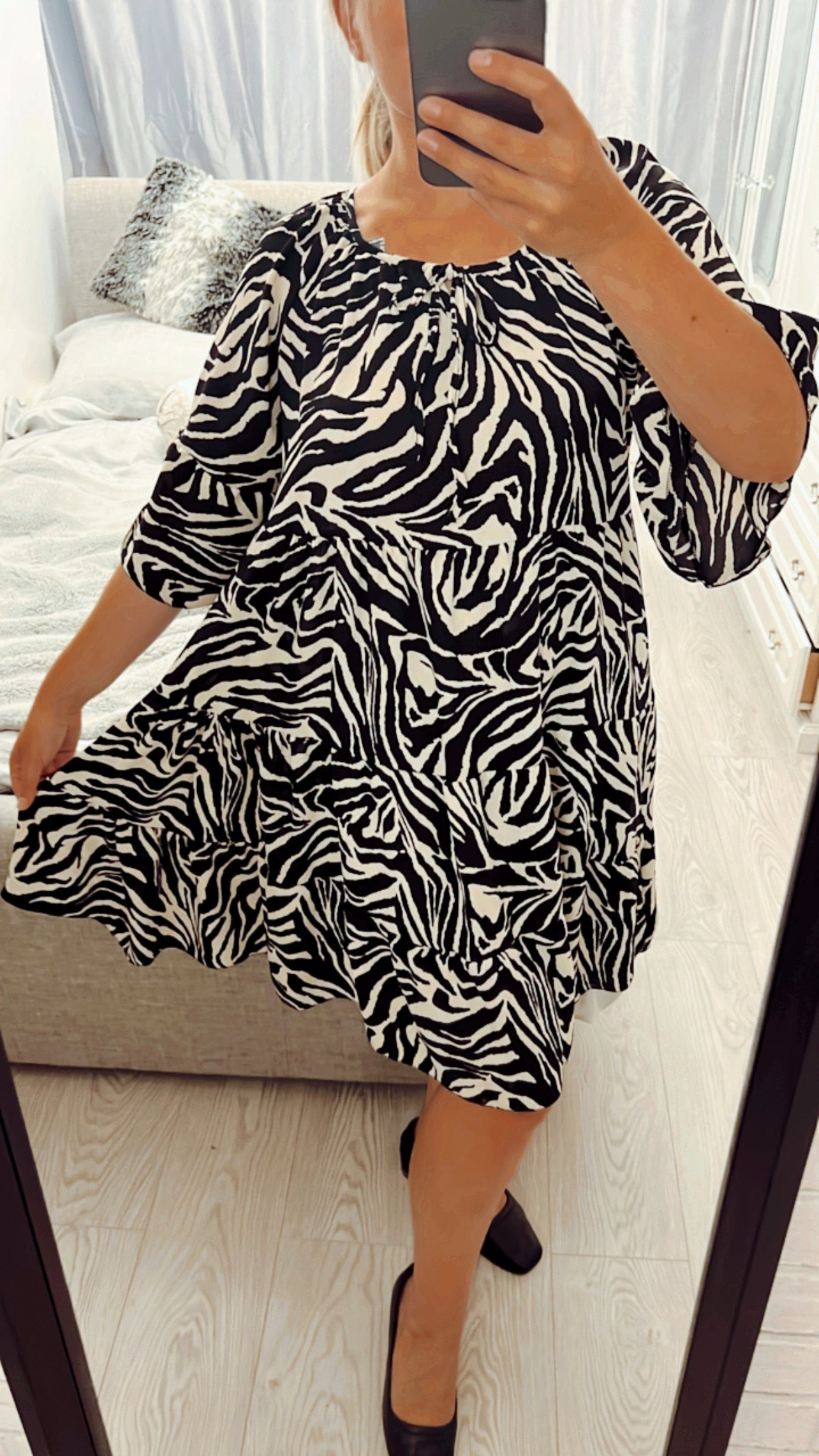 ANIMAL PRINT SWING DRESSES