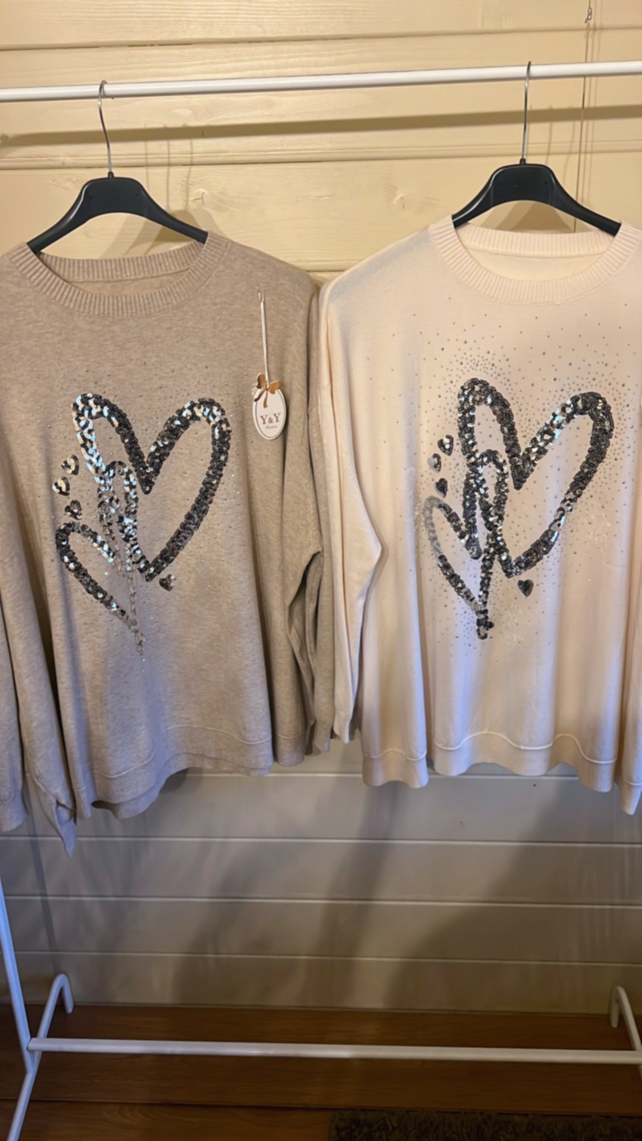 SILVER SPARKLE JUMPER