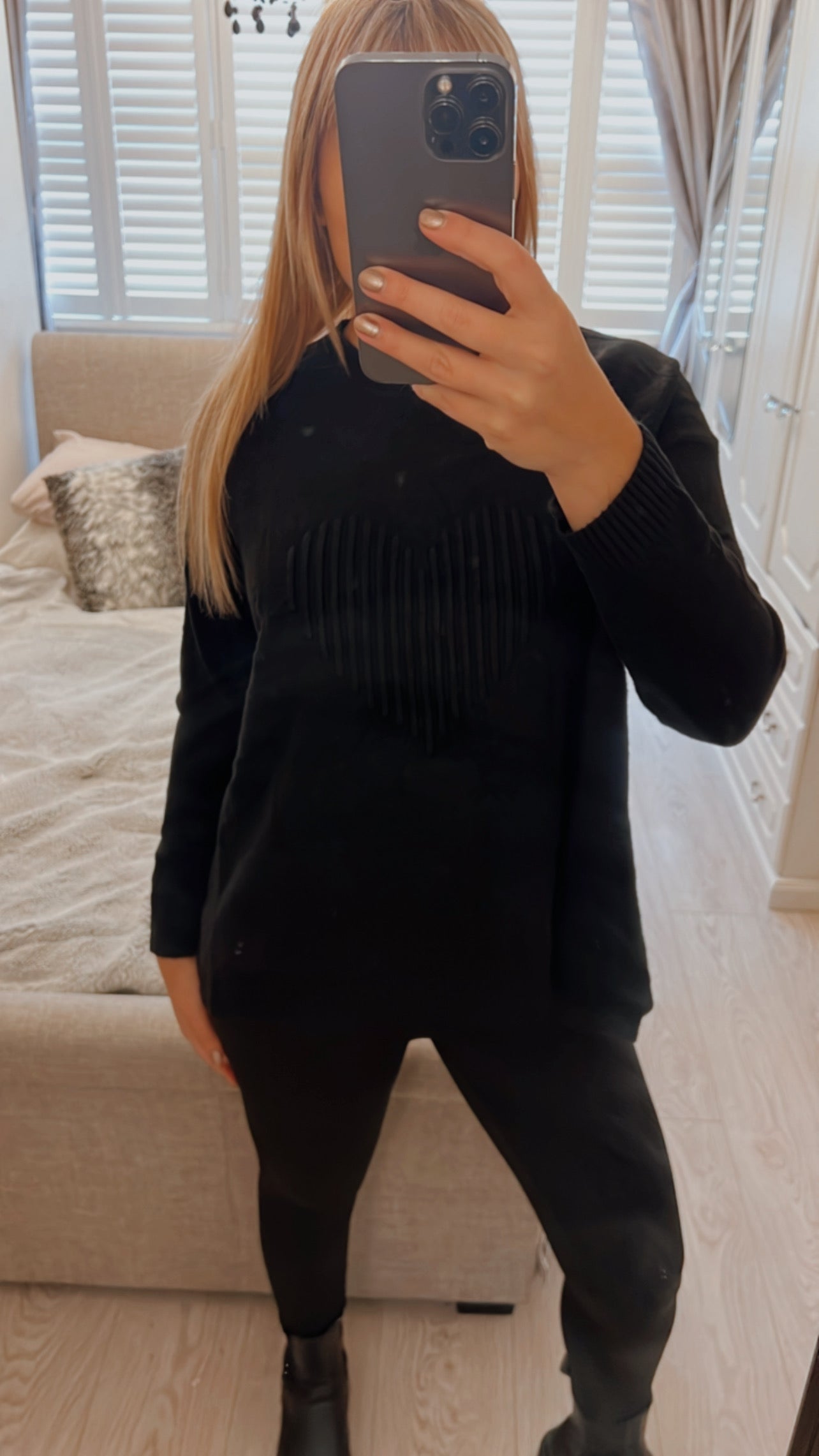 HEART KNIT JUMPERS
