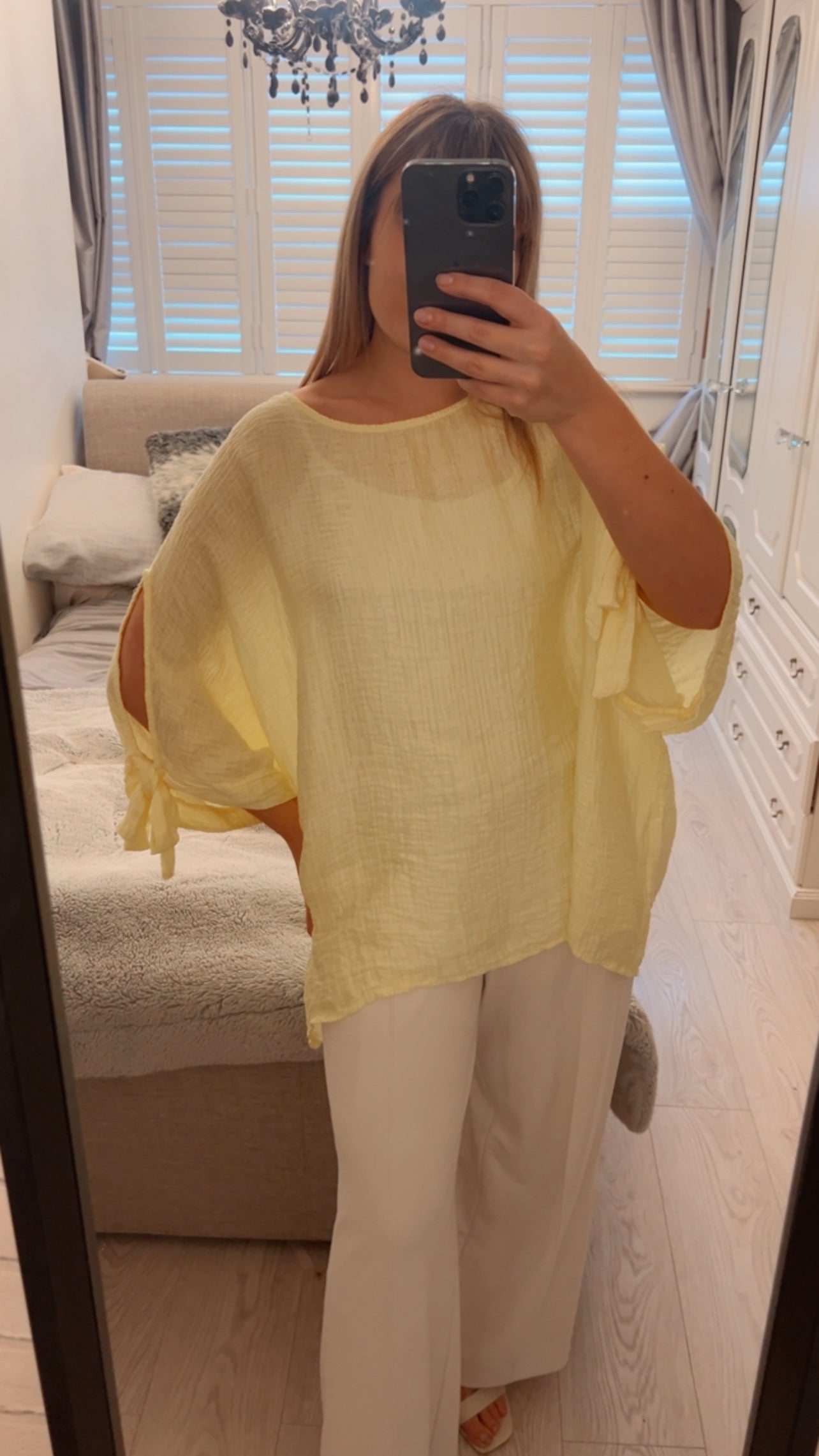 BOW TIE BLOUSE (10-22)