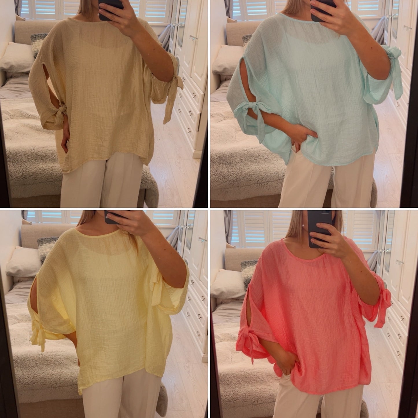 BOW TIE BLOUSE (10-22)