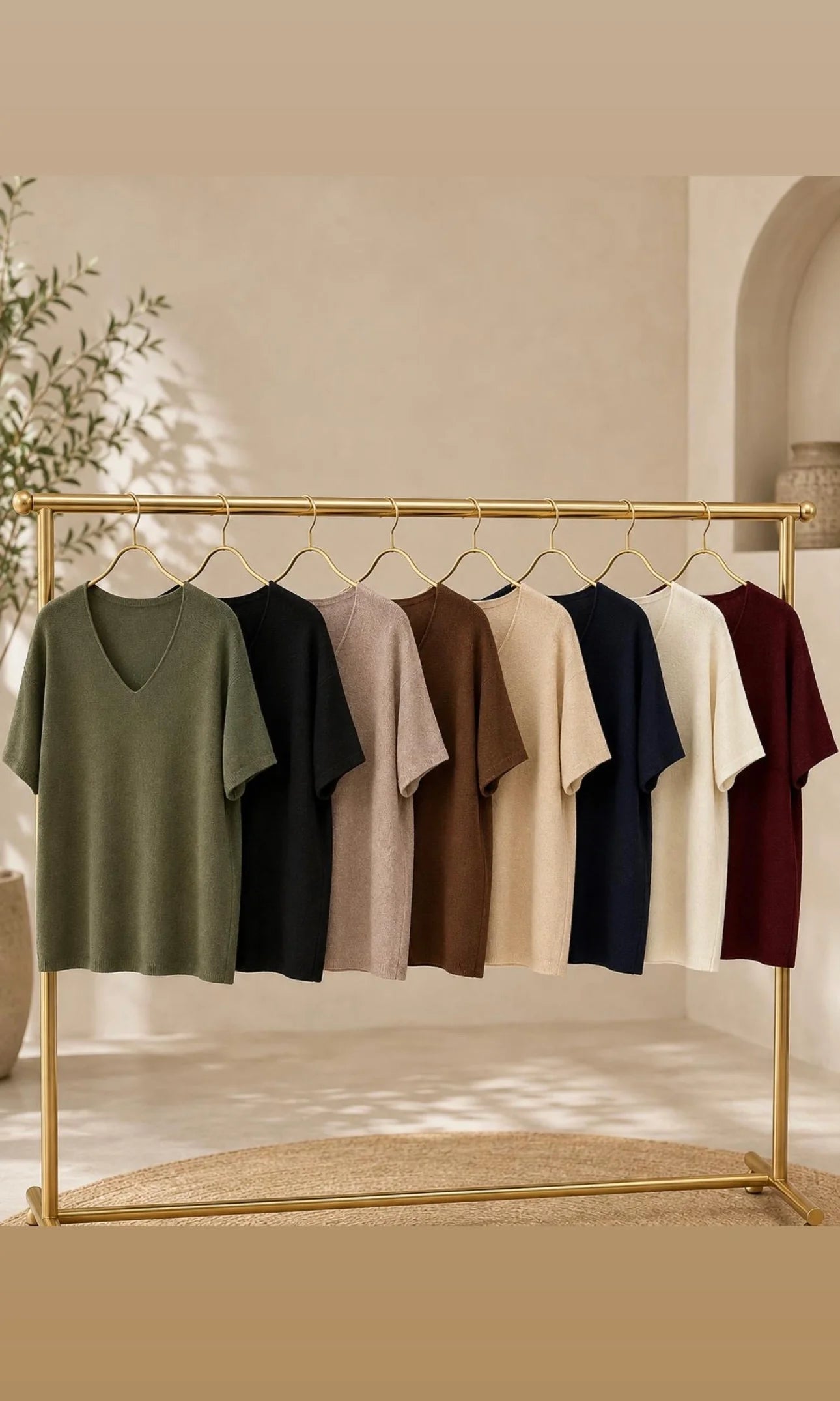 V NECK JUMPER