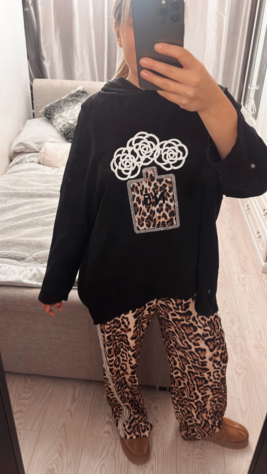 LEOPARD PRINT TROUSERS