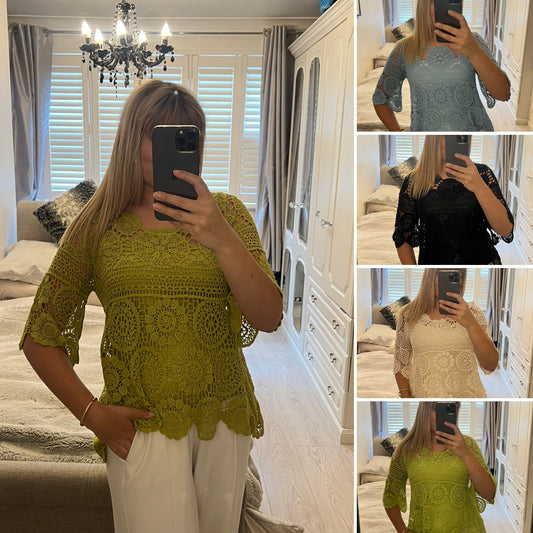 JESSIE CROCHET TOP