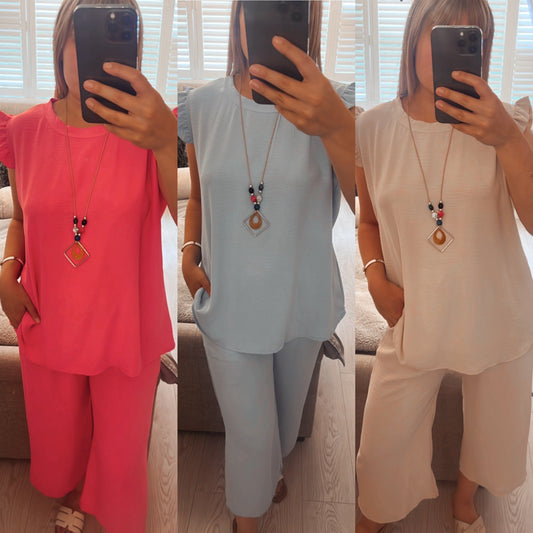 TOP & TROUSER CO-ORD SET