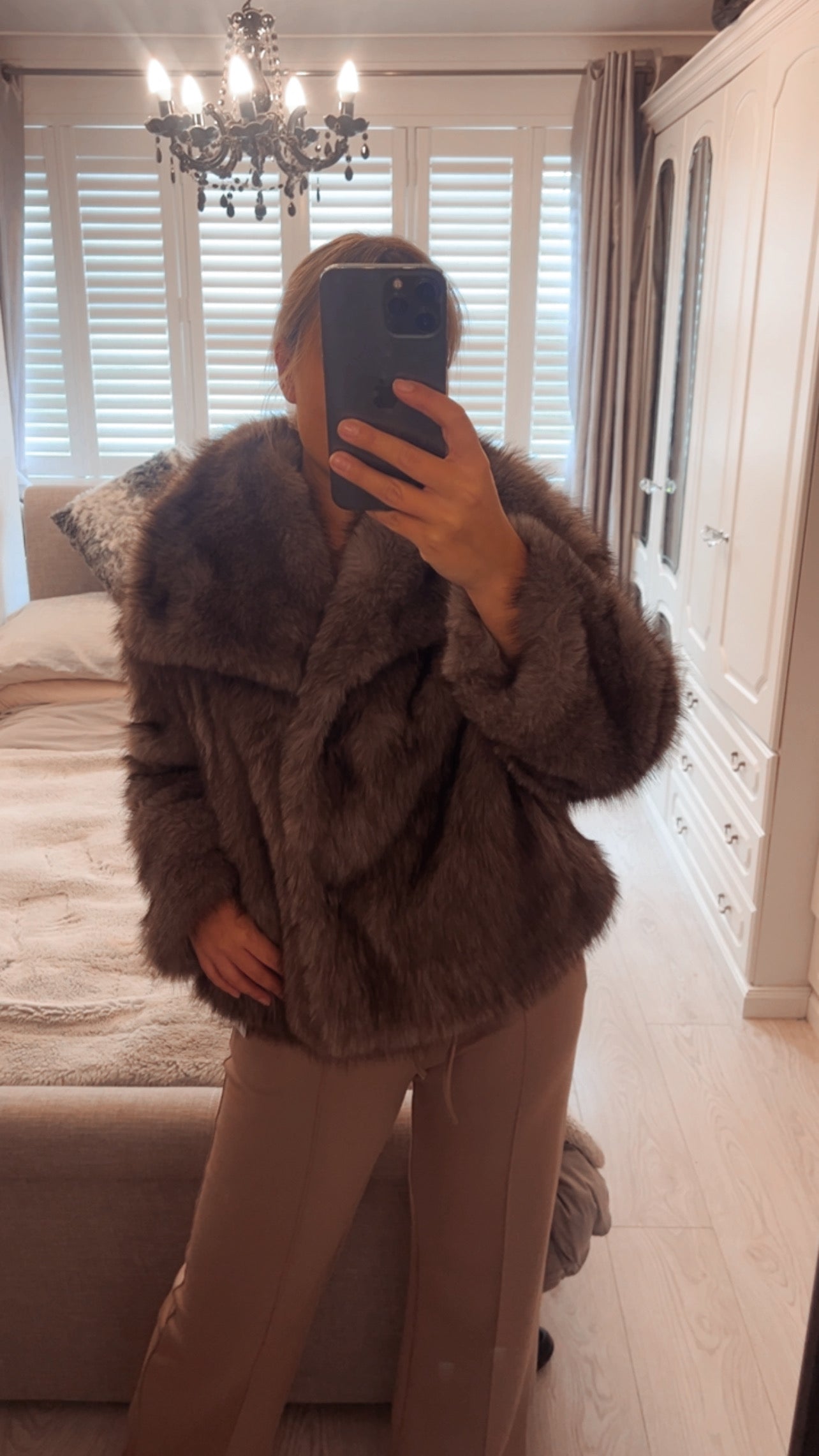 LUCY FAUX FUR COAT