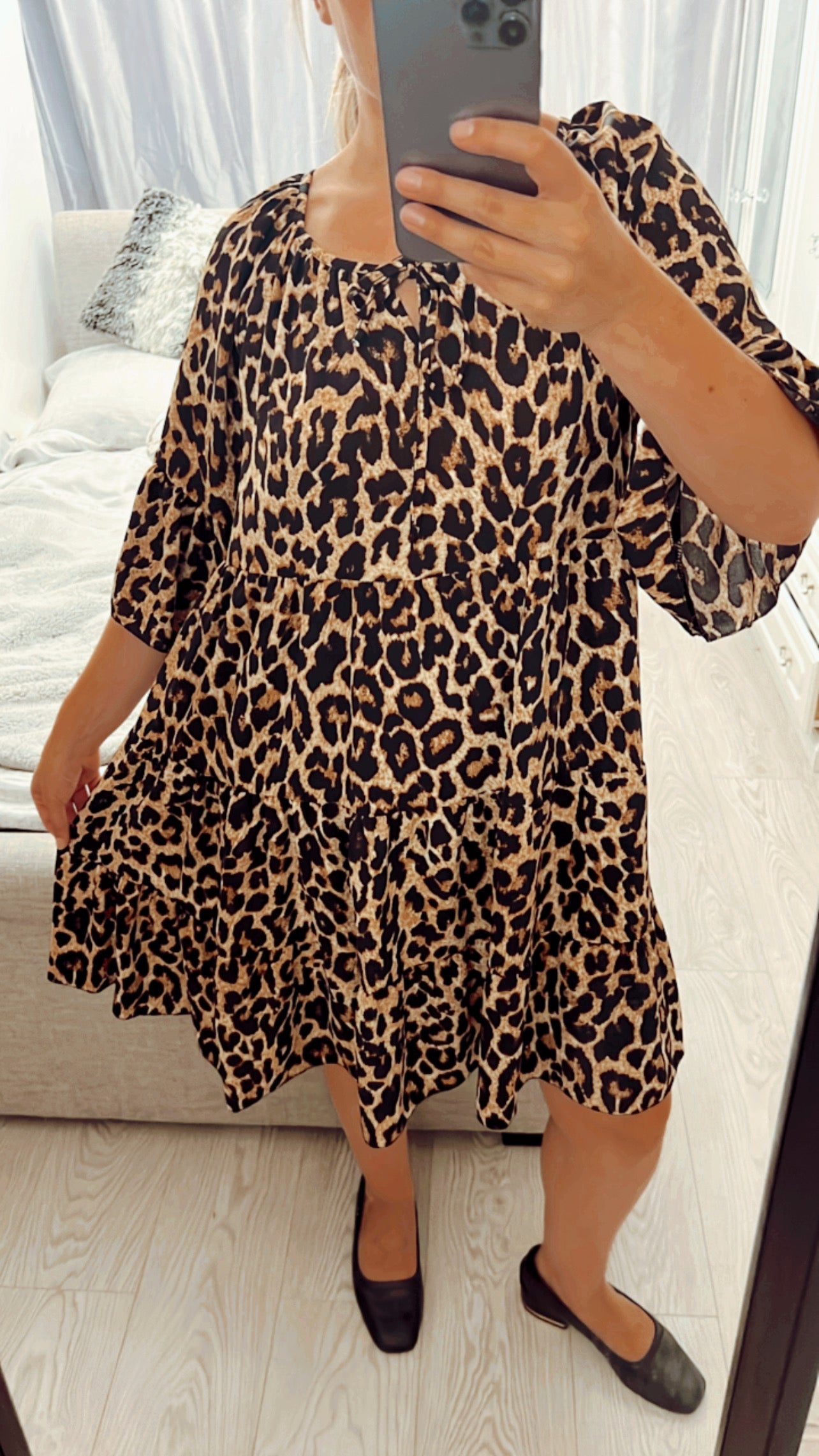 ANIMAL PRINT SWING DRESSES