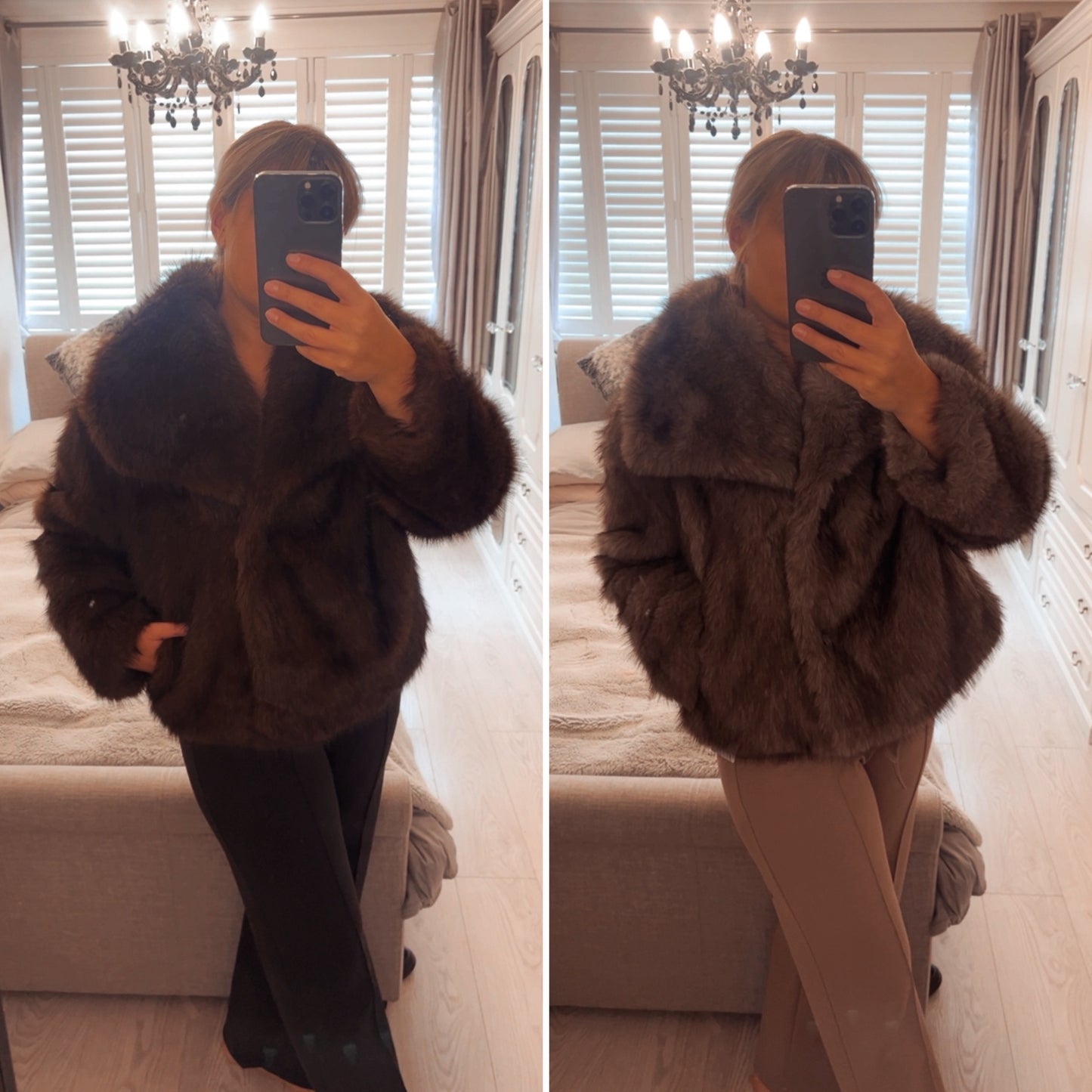 LUCY FAUX FUR COAT