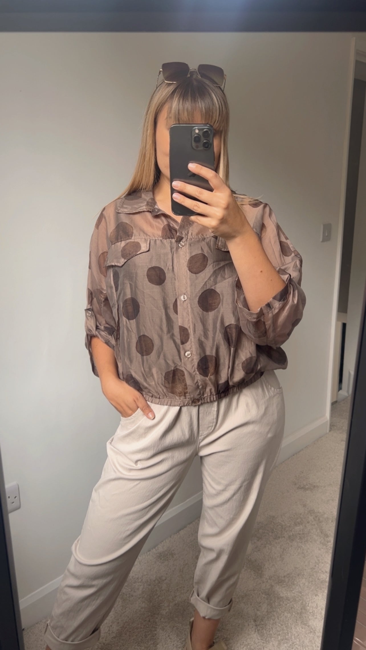 STRETCHY TROUSERS WITH MATCHING BELT