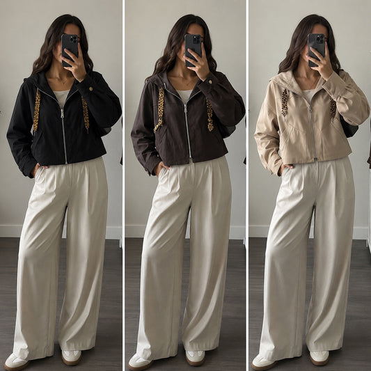 LIGHTWEIGHT ZIP UP JACKET WITH HOOD (8-14)