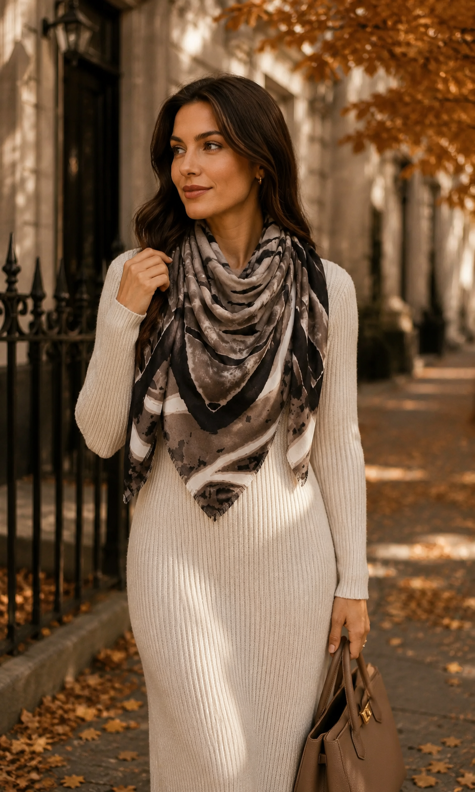 TIGER PRINT SCARF