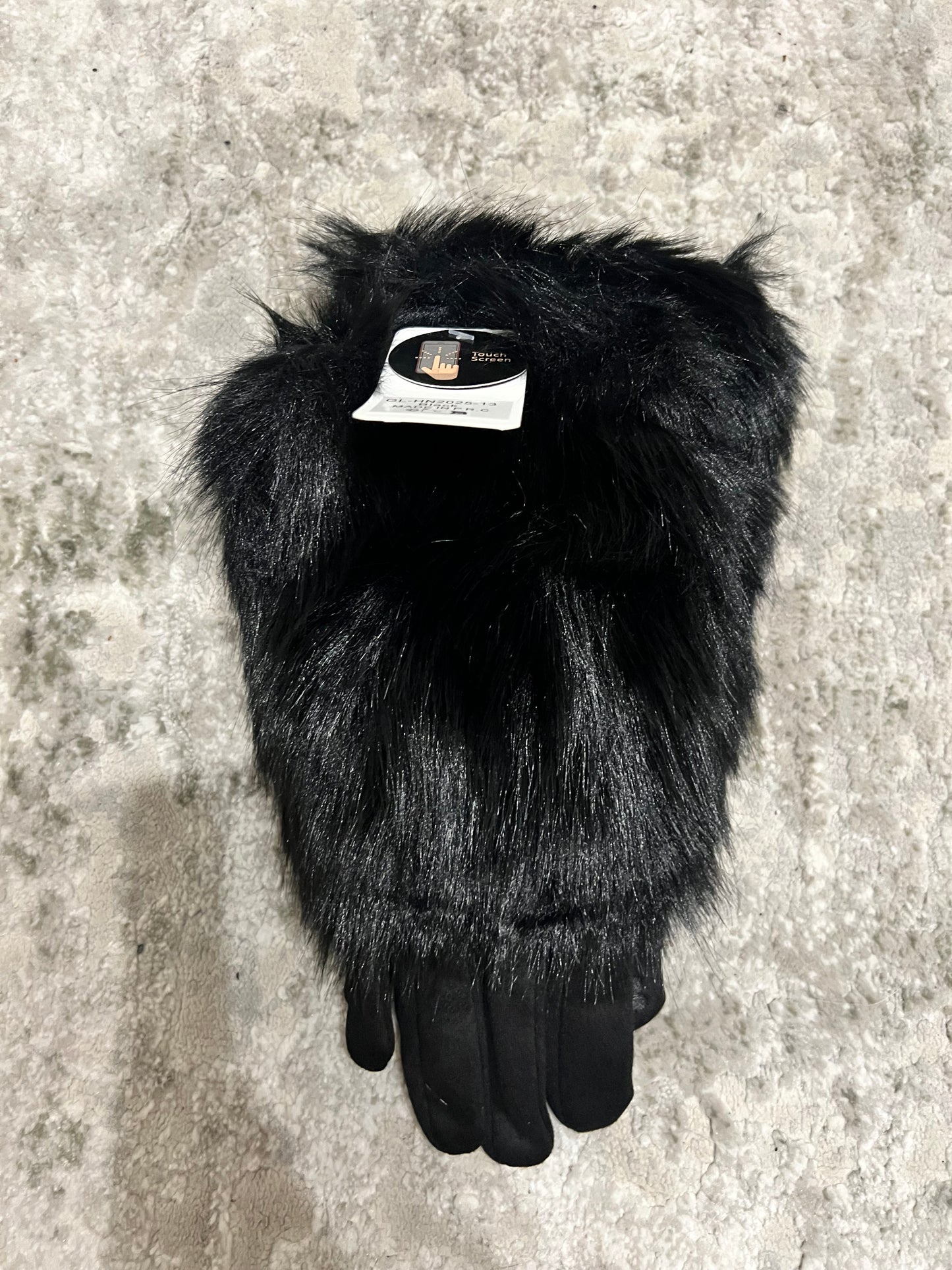 FAUX FUR GLOVES