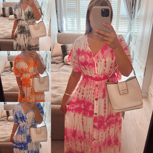 BUTTON DOWN DRESS