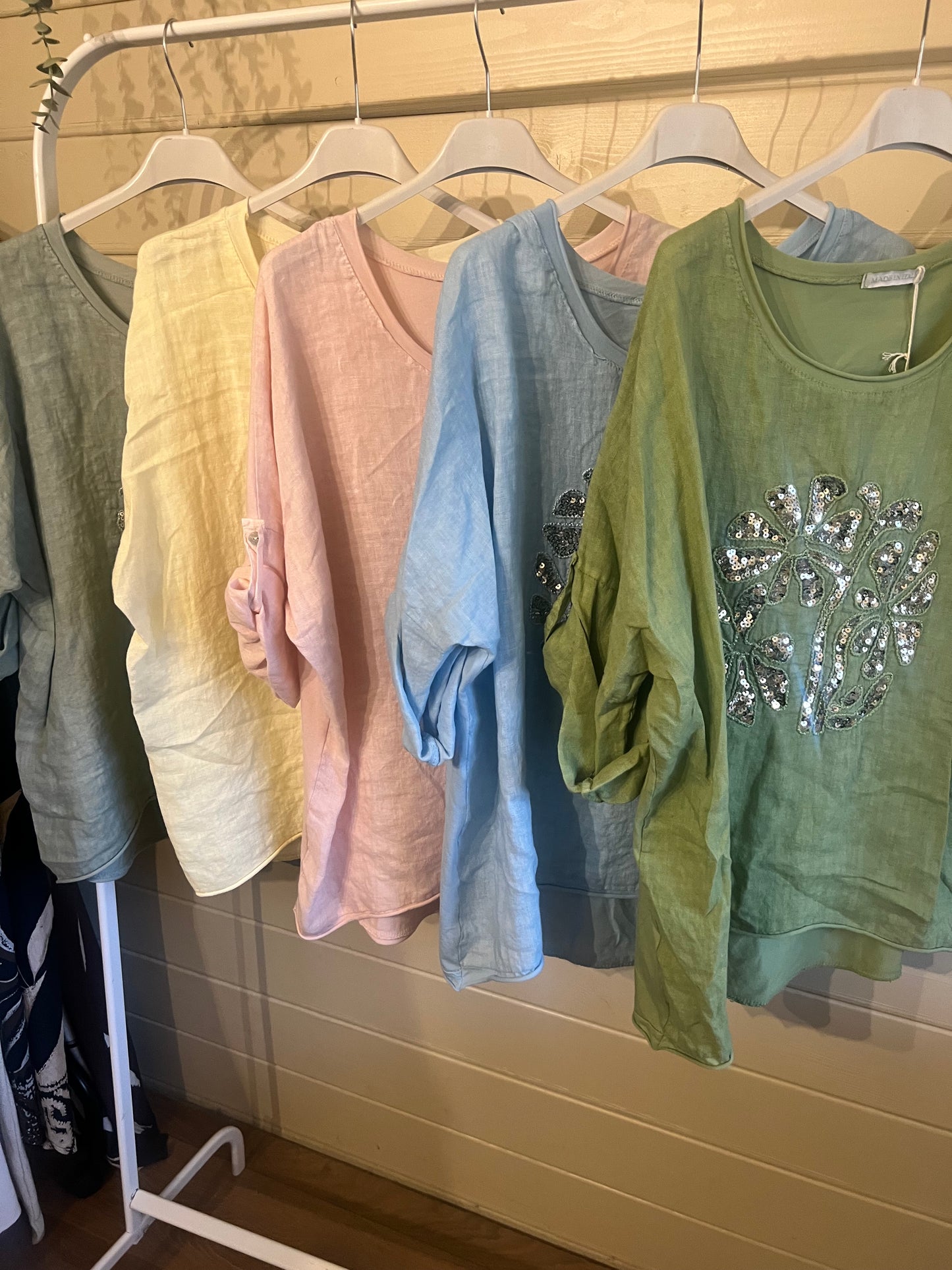 ISLA COTTON / LINEN BLOUSE (8-18)