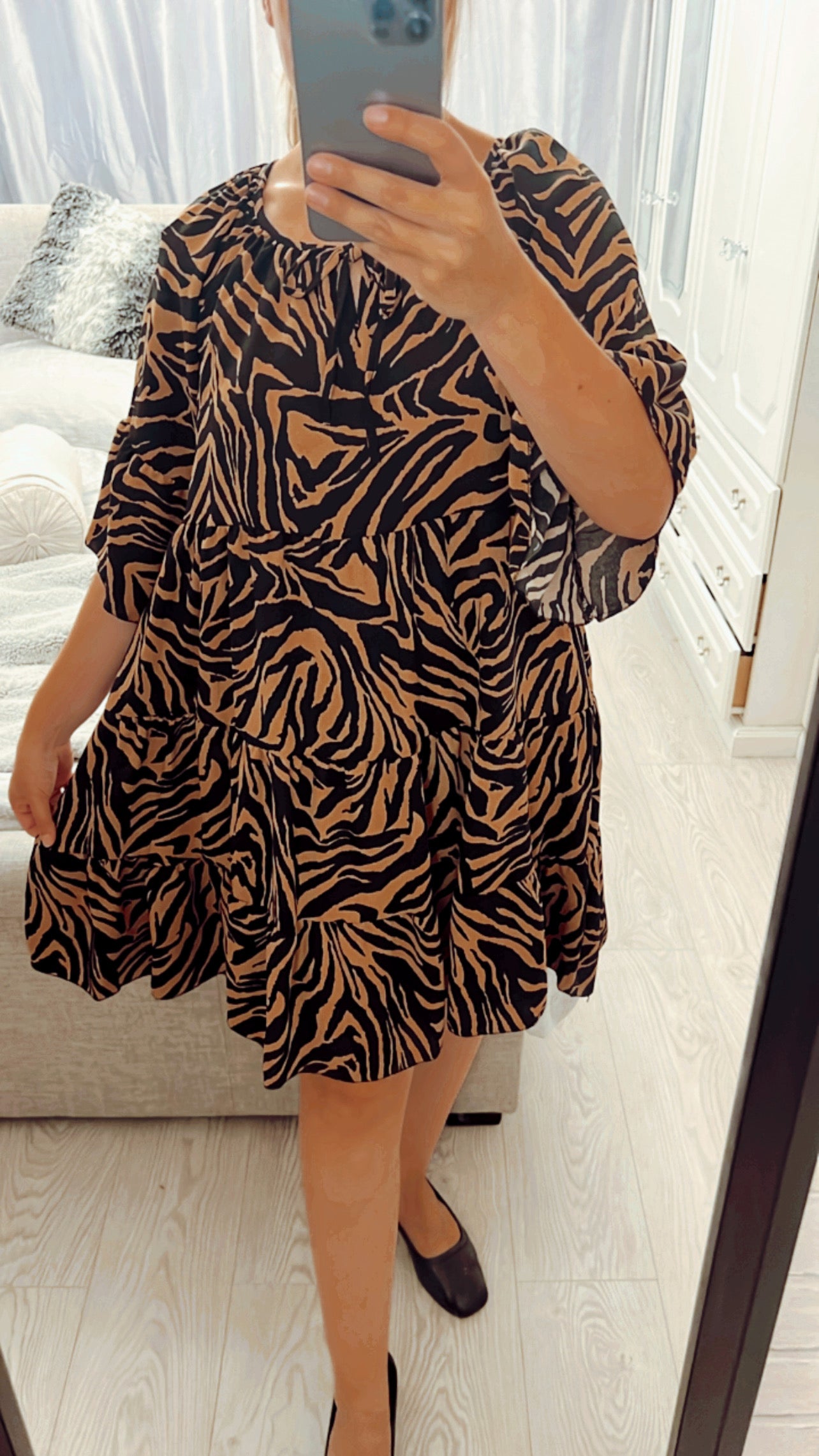 ANIMAL PRINT SWING DRESSES