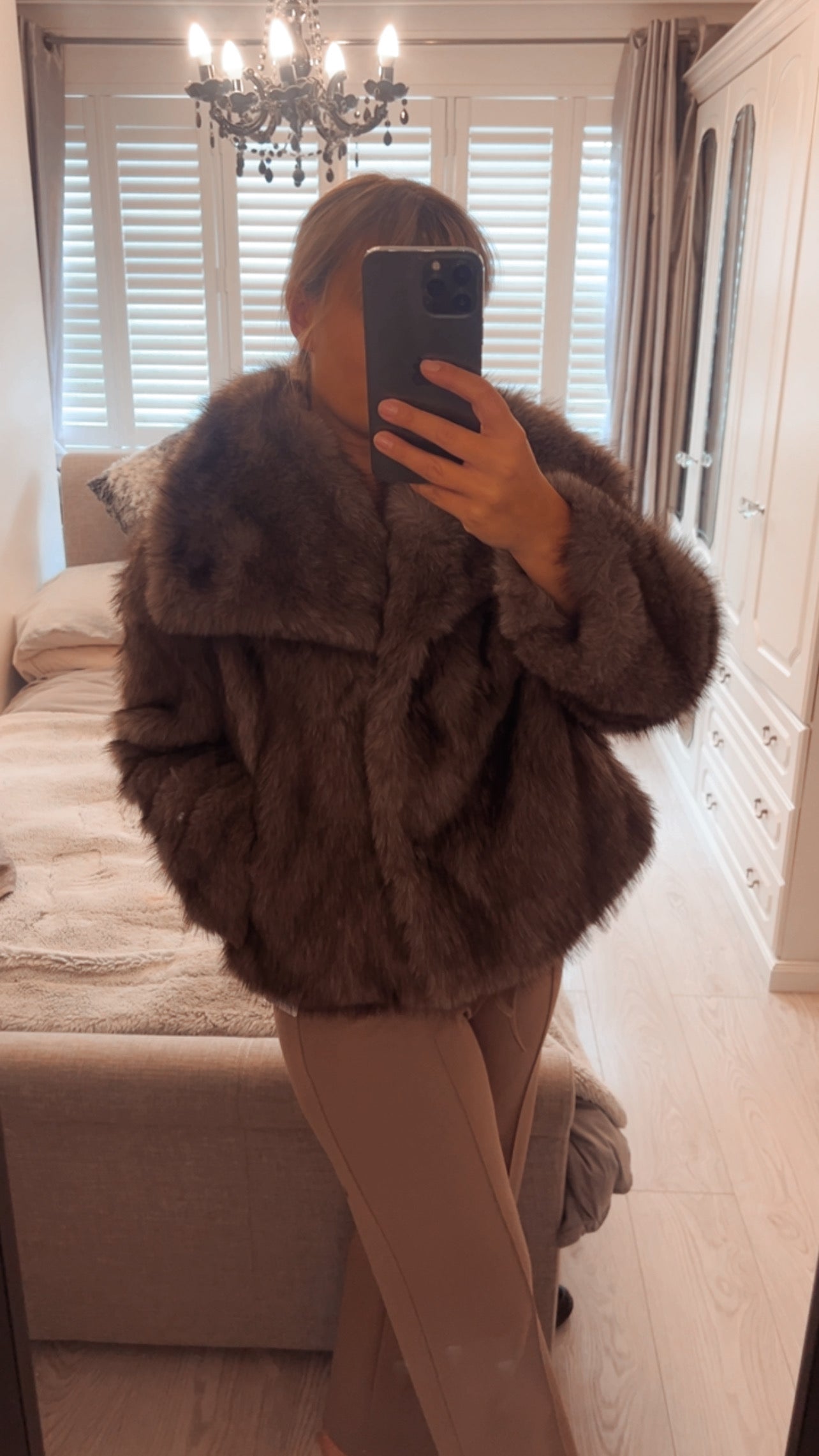 LUCY FAUX FUR COAT