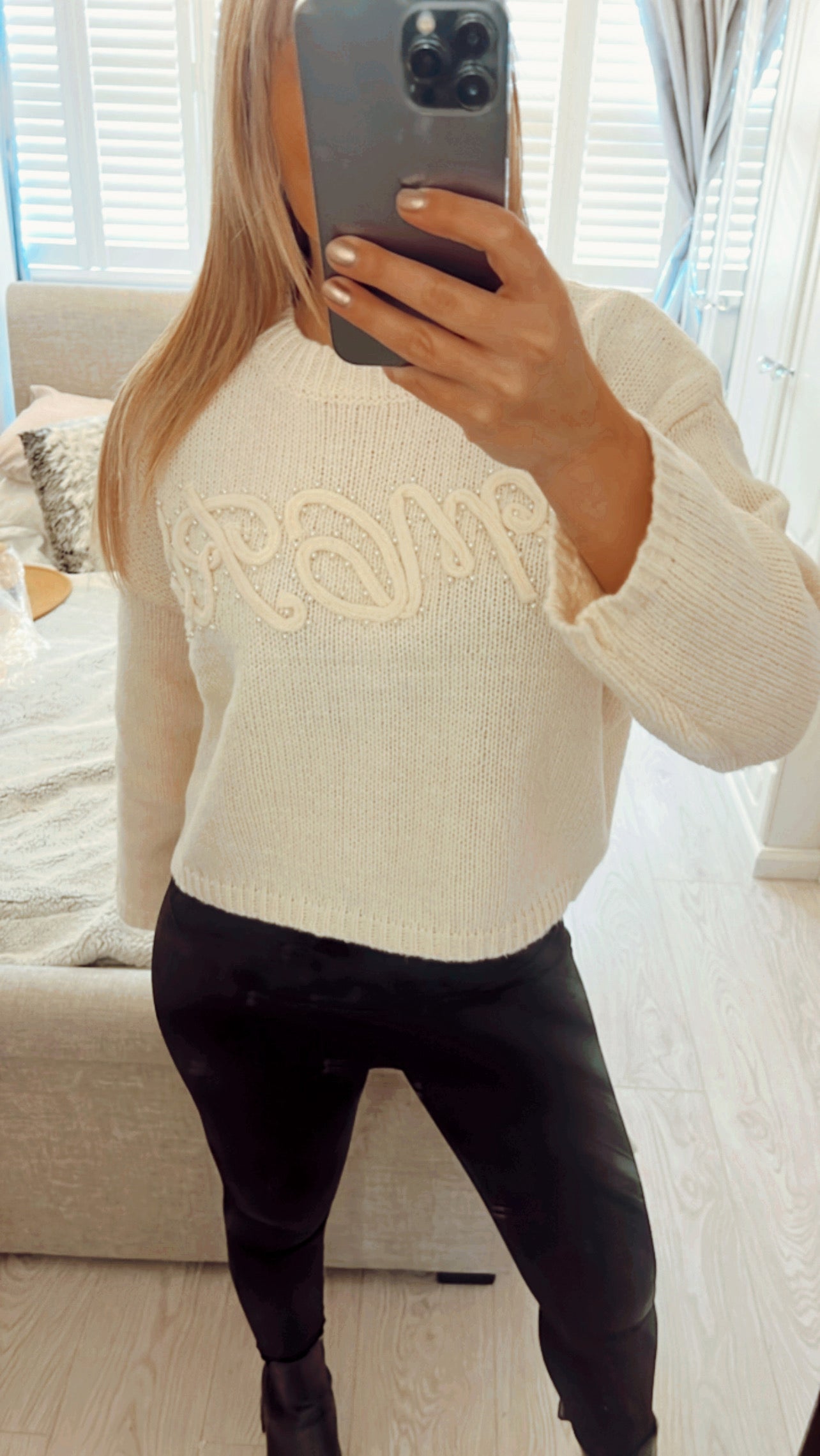 CROPPED KNIT JUMPER