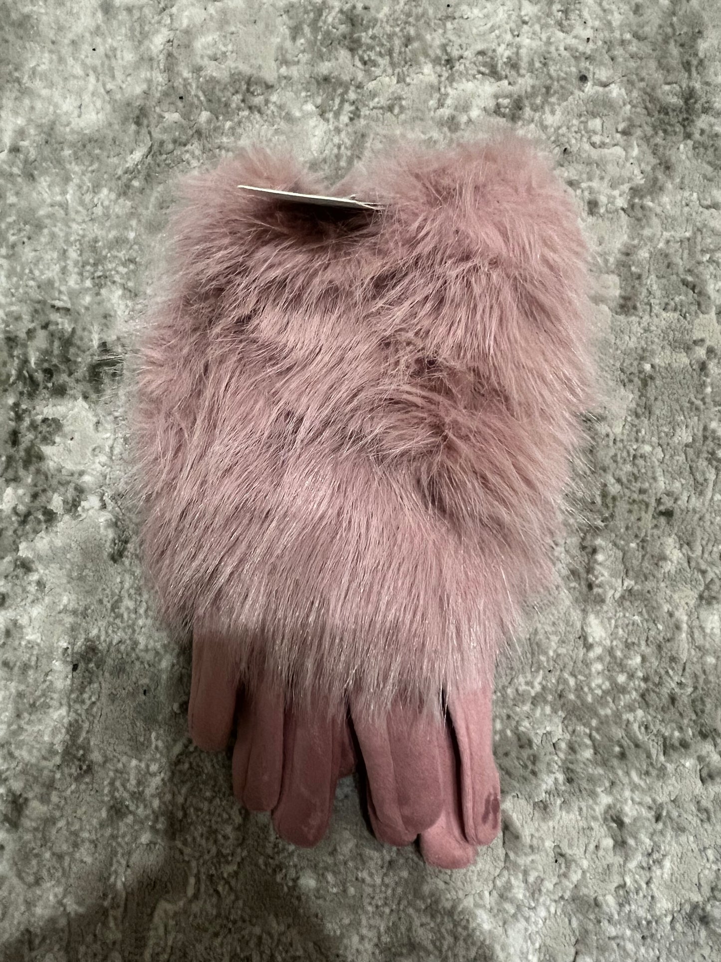FAUX FUR GLOVES