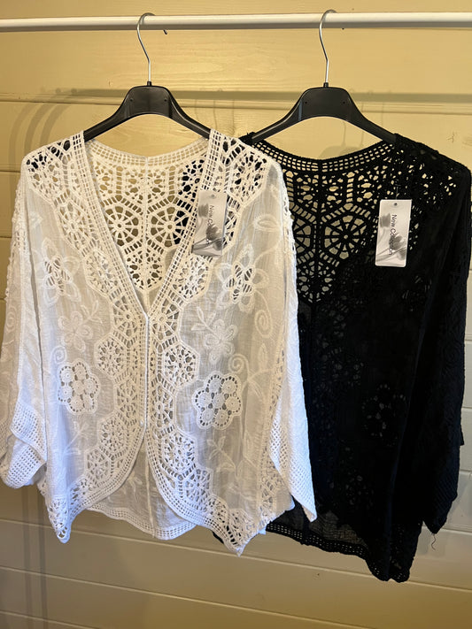 MOLLY CROCHET CARDIGAN