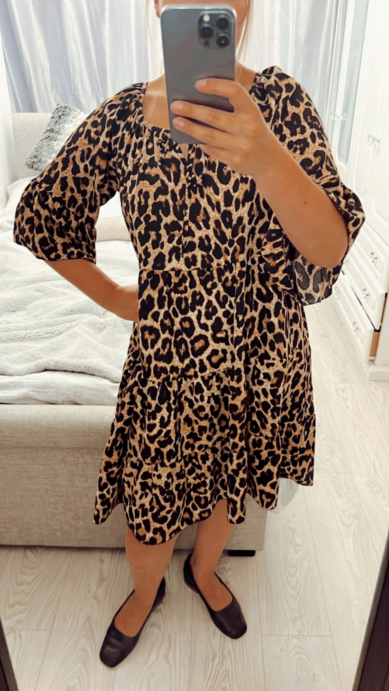 ANIMAL PRINT SWING DRESSES