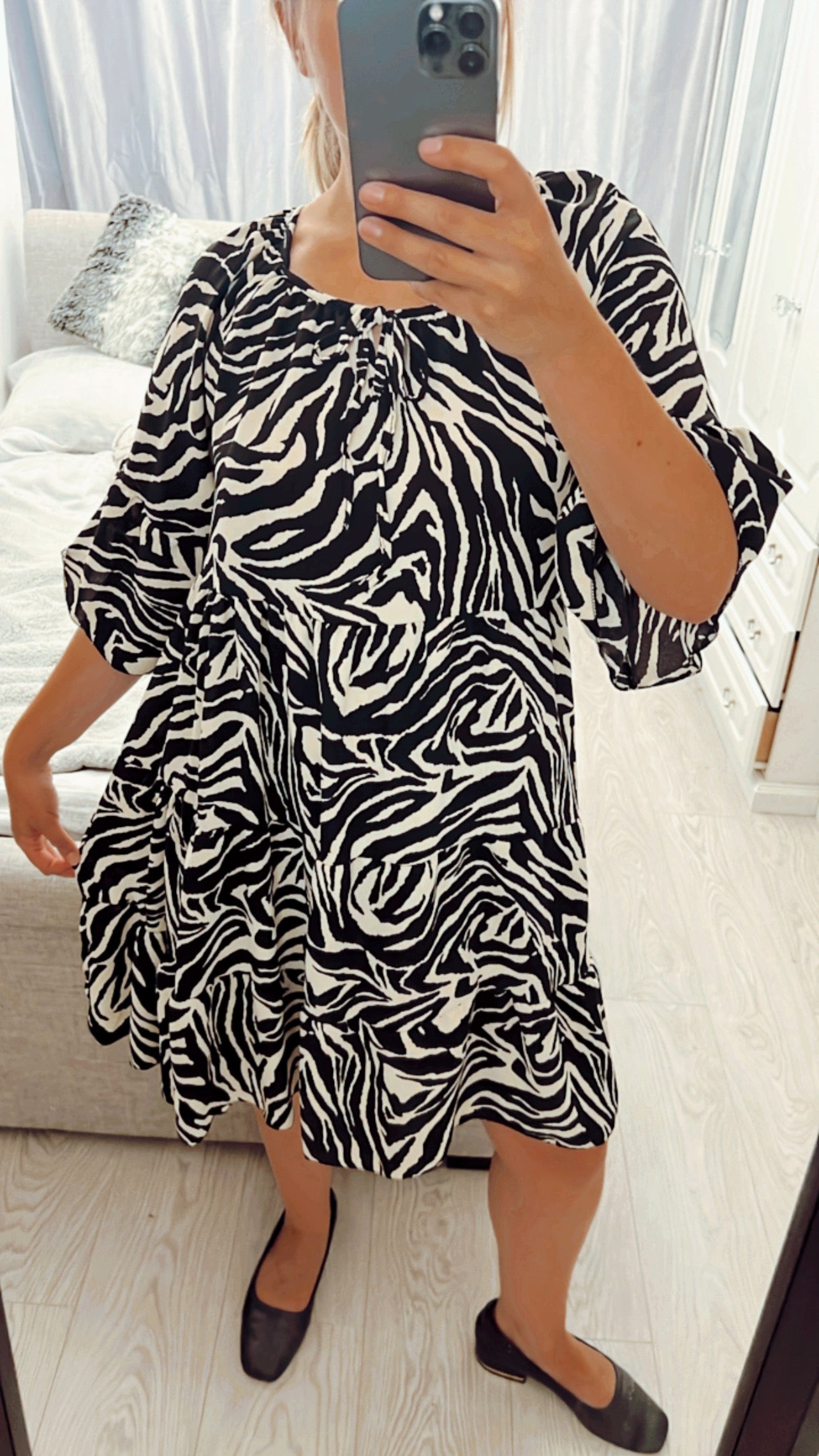ANIMAL PRINT SWING DRESSES