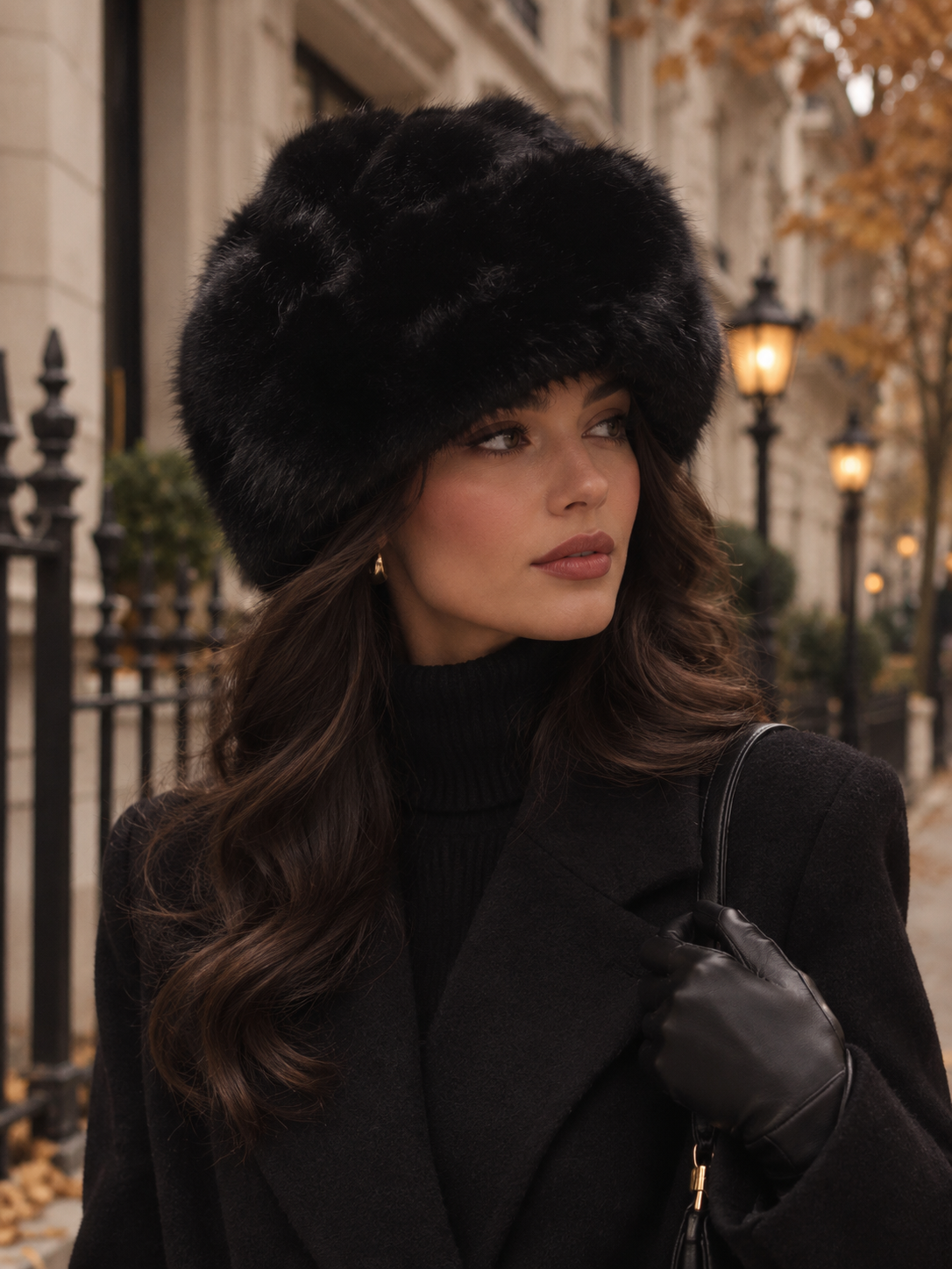FAUX FUR FLUFFY HAT