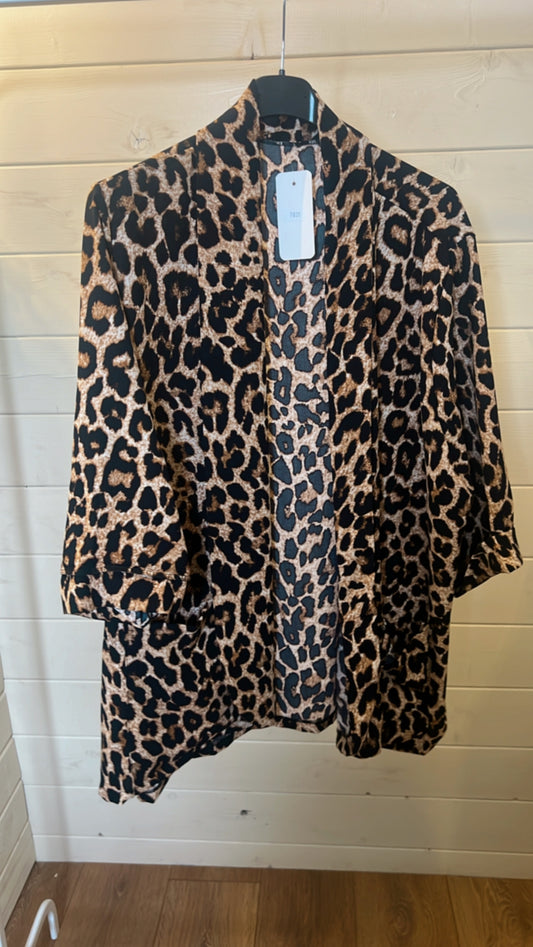 Leopard Print Blazer