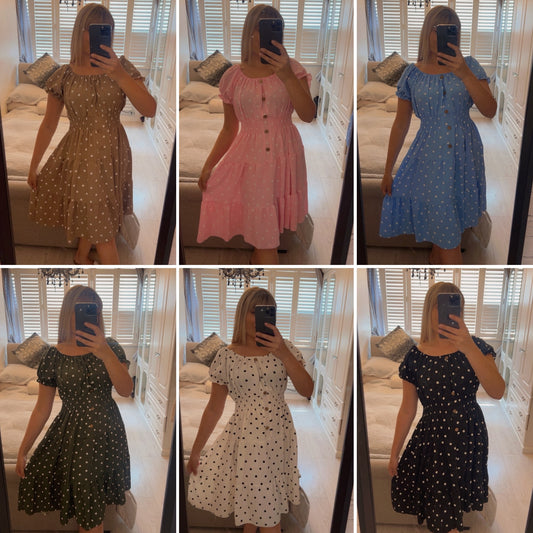 TILLY POLKA DOT DRESS (8-16)