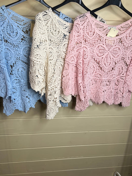 CHLOE CROCHET TOP (8-14)
