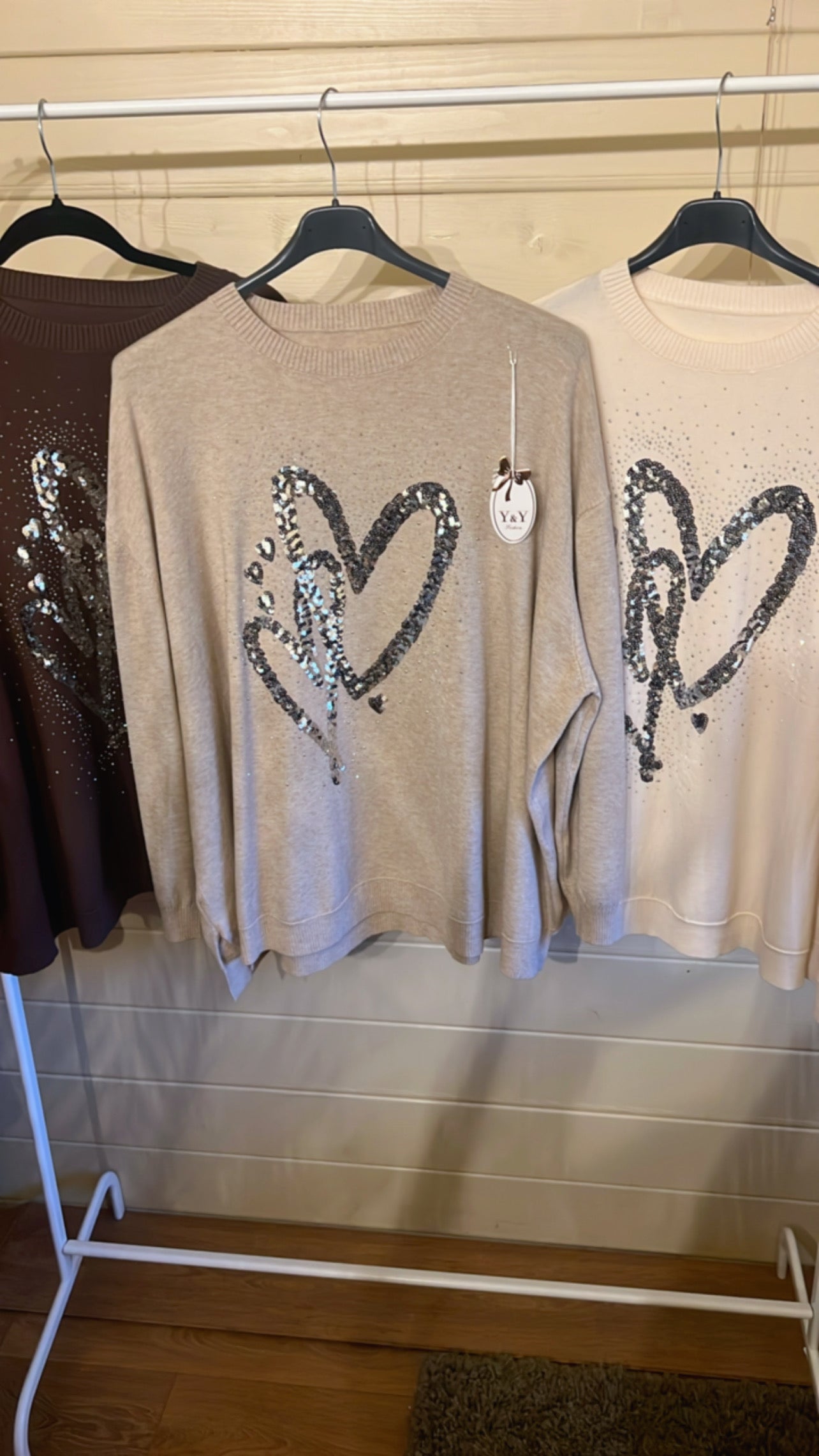 SILVER SPARKLE JUMPER